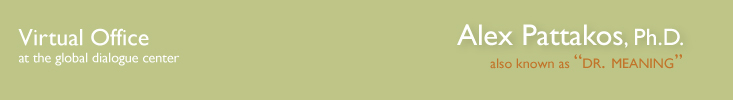 green banner with the words, Viktor Frankl Collection, Alex Pattakos, Ph.D., host